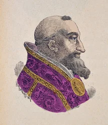 Porträt von Papst Gregor XV. (Gregorio, Gregorius oder Gregory) (1621-1623), 1898